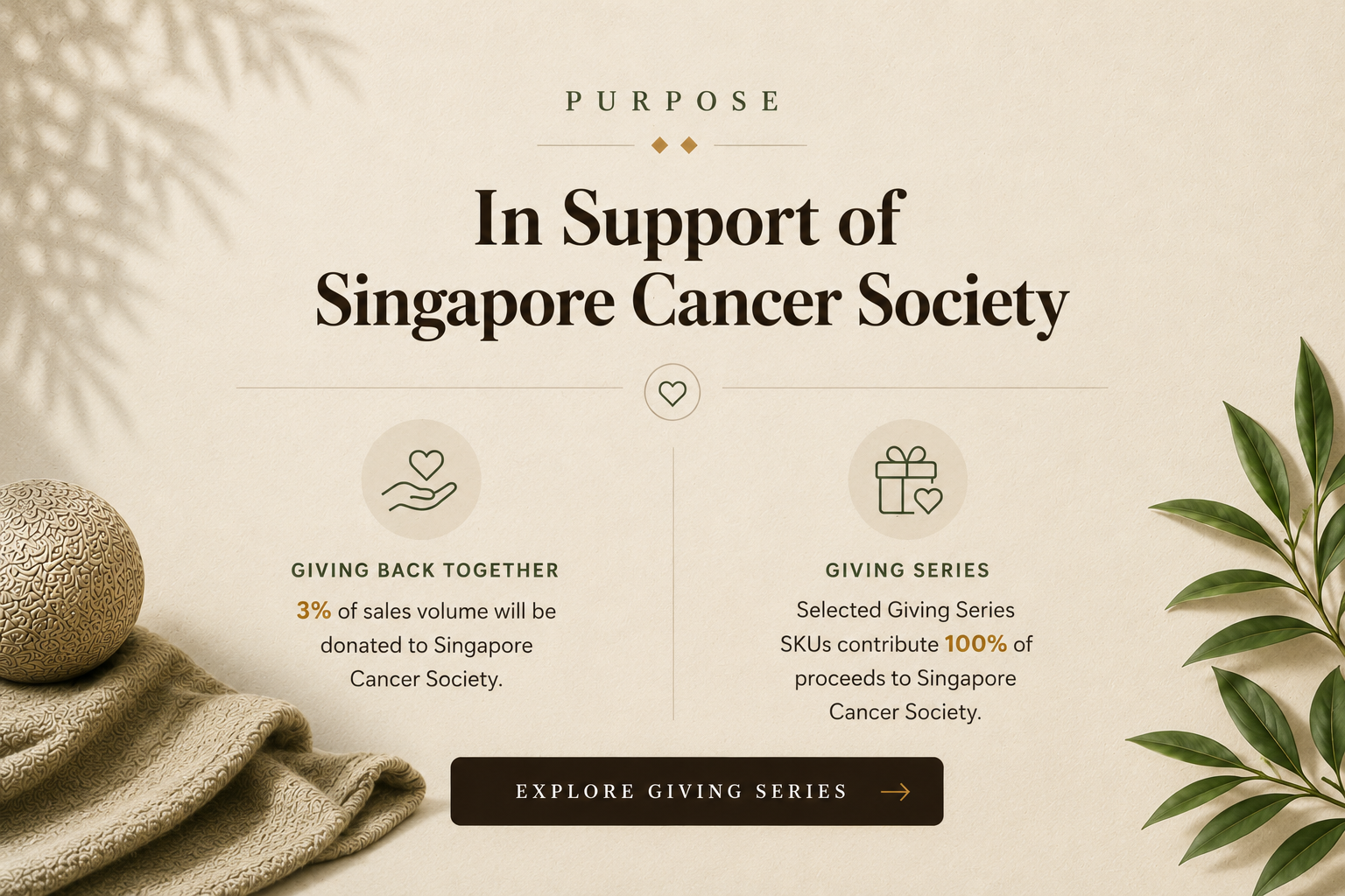 In Support of Singapore Cancer Society