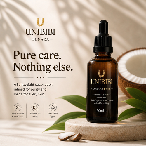 50ml fractioned coconut oil (SKU no: LUR-CO-FCO-50)