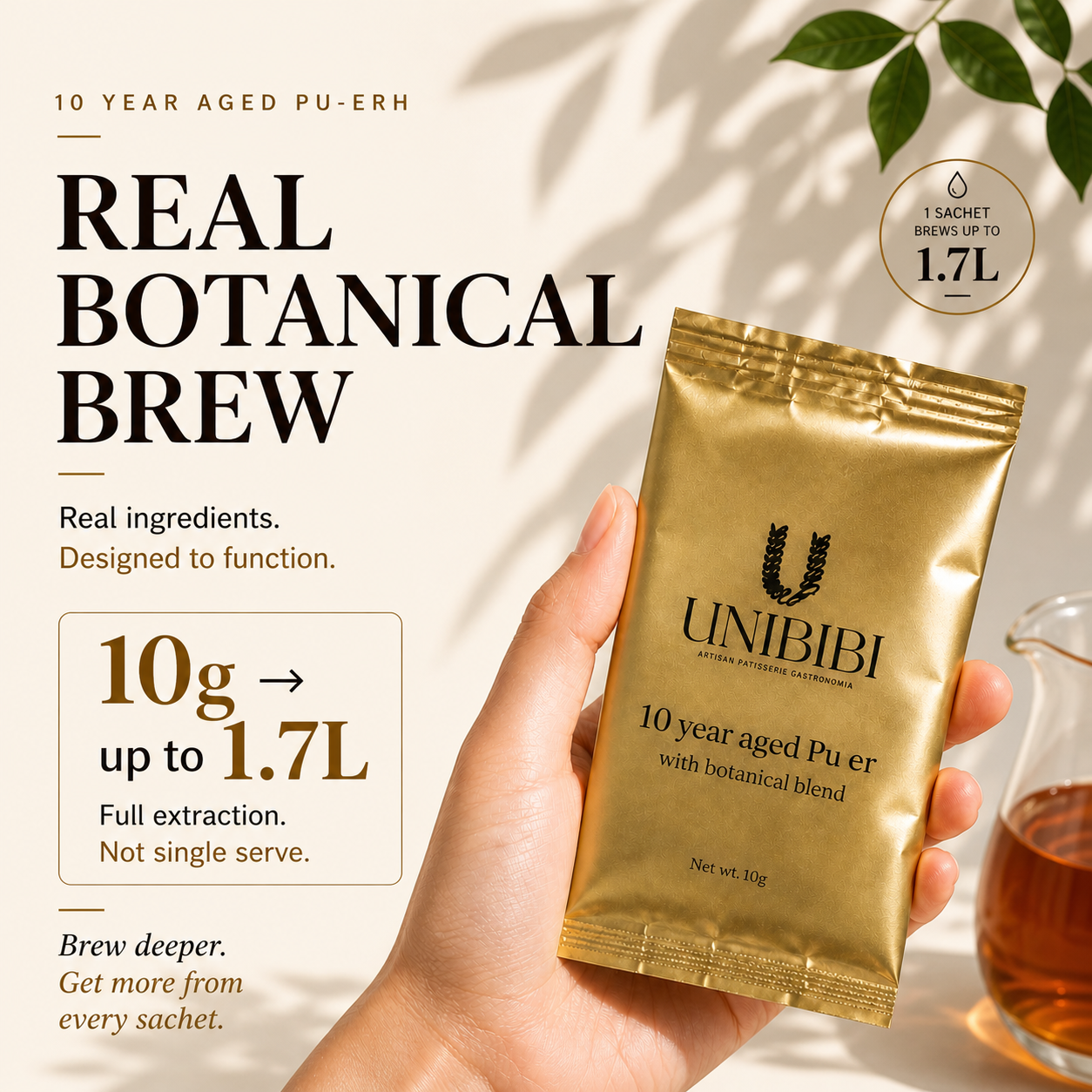 10gm Aged Pu erh (SKU no: UNB-tea-puerh-10)