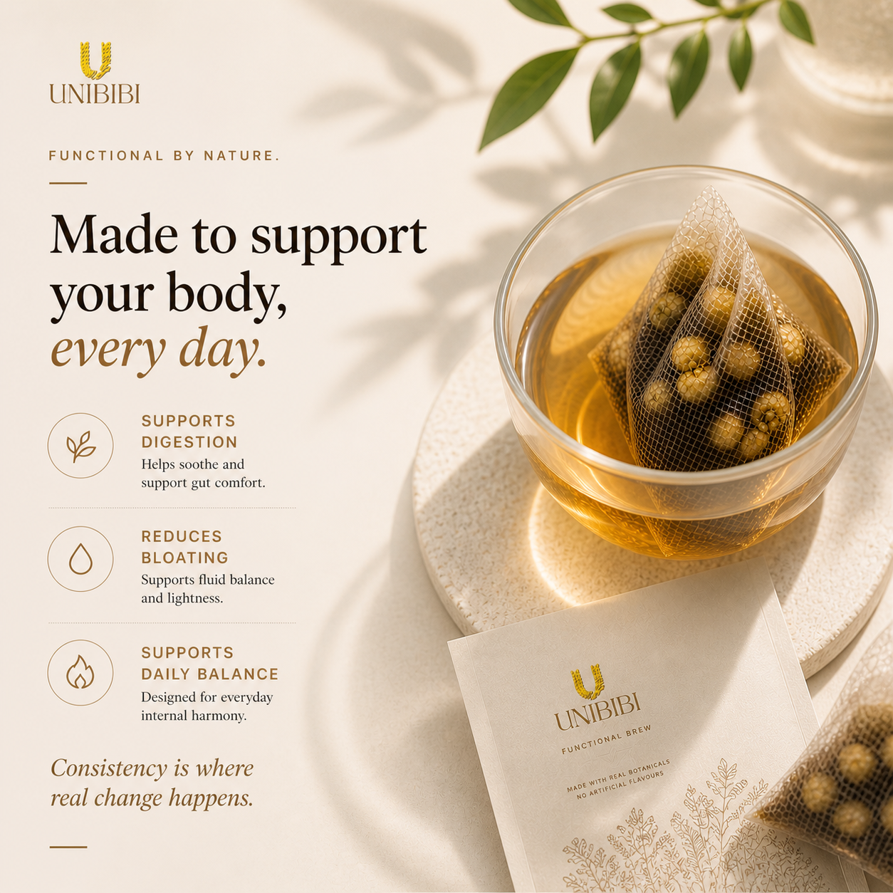 UNIBIBI — 10 Year Aged Pu-erh Botanical Brew (5 Sachets)